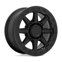 Black Rhino Powersports Cast Aluminum Rim BLWBB 15X7 4X110 M-BLK 36MM, 1570WBB364110M80