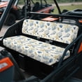 thumbnail image 2 of FKELYI Shell Starfish Coral Print UTV Seat Covers Full Protection Anti-Dust Bench Seat Cover with Elastic Band Backrest Cover Waterproof Decor UTV Accessories, 2 of 7