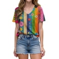 thumbnail image 7 of MEICHEN Long Sleeve Shirts for Women Loose Fit Tops with Leggings Plus Size Casual T Shirt Blouses, 7 of 7