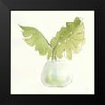 thumbnail image 2 of Paschke, Chris 12x12 Black Modern Framed Museum Art Print Titled - Plant Big Leaf II, 2 of 5