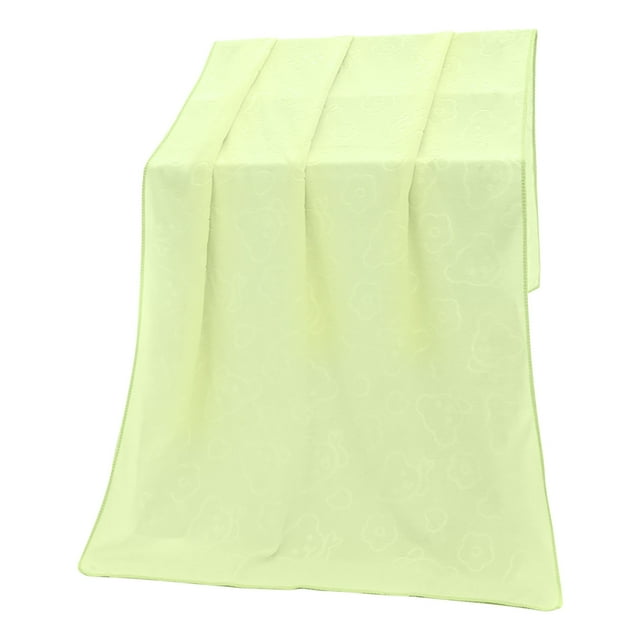 Embossed Bear 75X35 Water Absorbing Three Second Dry Towel, Fine Fiber Towel, Gift Towel