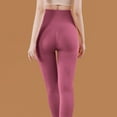 thumbnail image 5 of Outfmvch compression leggings for women Tummy Control Resistance Band Leggings Compression Workout Leggings Workout Running Yoga Pant Running Tights Womens Leggings Bootcut Pants Hot Pink M, 5 of 8