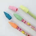 thumbnail image 3 of 200 Multicolor Pencil Top Erasers for Students Tightly Fit Pencils Smooth Erasing Portable, 3 of 8