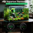 XIBUFE Removable Aquarium Water Thermometer Gauge with Touch Screen ...