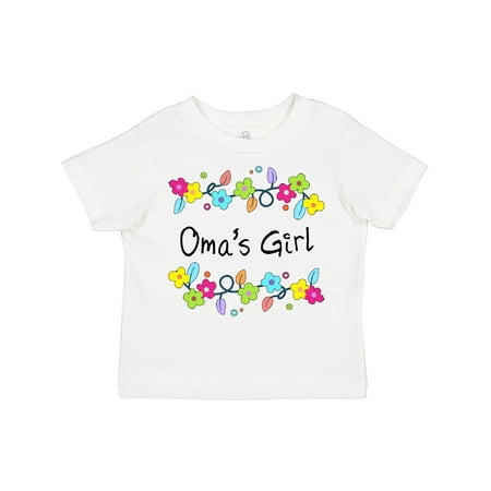 

Inktastic Omas Girl- Bright Flowers Gift Toddler Toddler Girl T-Shirt