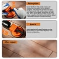 thumbnail image 4 of Floor Gap Fixer Tool & Tapping Block Kit | Professional Flooring Installation Tool for Wood & Laminate Planks | Laminate Floor Gap Fixer Tool, 4 of 9