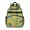Football and Rugby Green Pattern, variant on Football and Rugby Navy Pattern Cute School Backpack Bag for School with Padded Back and Adjustable Shoulder Straps 15.25"x11.5"x5.25"
