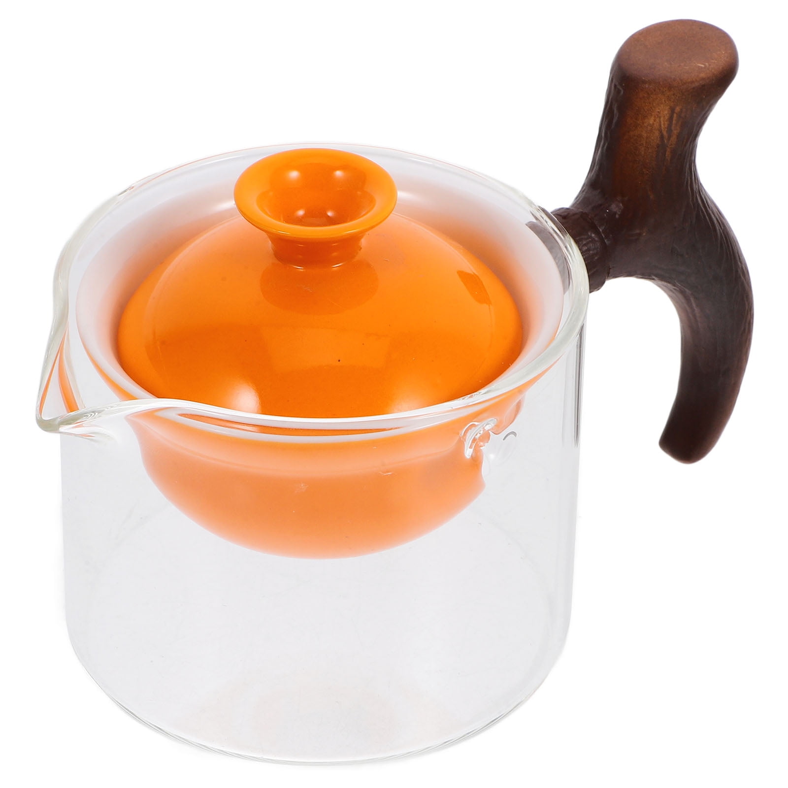 HEMOTON Tea Maker Ceramic Side Handle Jug Turkish Household Tool 並行輸入品 HEMOTON Reusable 360 degree Teapot Side Handle Chinese Ceramic