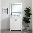 thumbnail image 6 of 30 inch Single Bathroom Vanity in White with Backsplash, 6 of 8