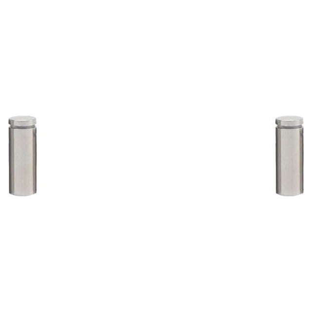 Scienceny Tornillo publicitario Acero inoxidable Diseño aerodinámico Espejo de vidrio Clavo Tuerca a prueba de herrumbre Perno Soporte para 12x30mm 2piezas