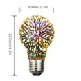 thumbnail image 4 of 3D Fireworks LED Light Bulb, Decorative Pyrotechnics Effect E27 Base Lamp for Chandelier Ceiling Fan, Indoor Outdoor Use(A), 4 of 4