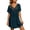 Navy, variant on EliteGoogv Swimsuit Cover Up For Women Lightweight Knit V Neck Beach Loungewear Summer Beach Pool Swimwear Navy