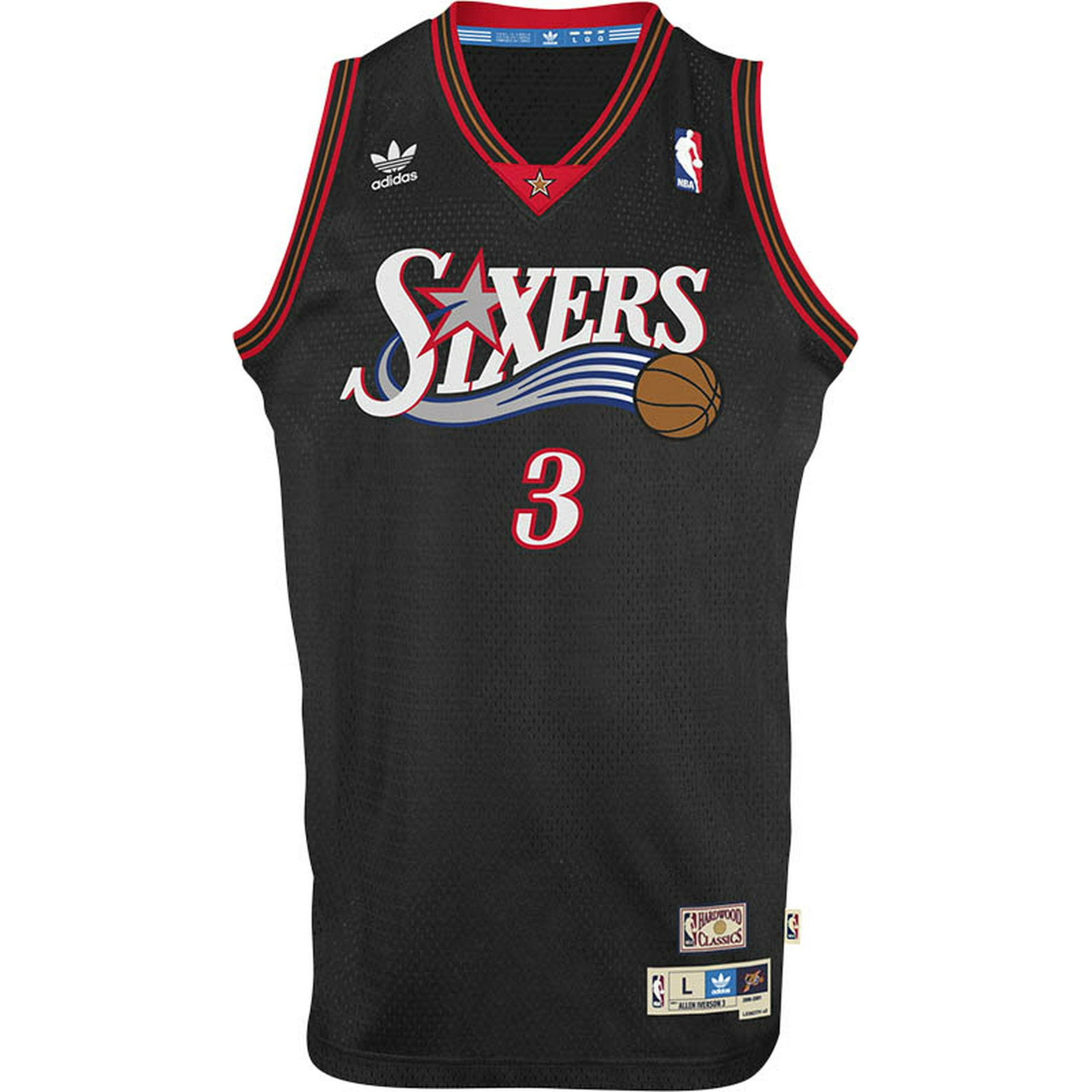 Adidas Philadelphia Sixers 76ers Allen Iverson NBA Swingman Jersey