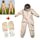 Traje de apicultor, Traje de apicultor Conjunto de ropa de equipo de apicultor Protección de cuerpo completo Guantes de velo de esgrima para principiantes Apicultores comerciales XianweiShao 8390613954176