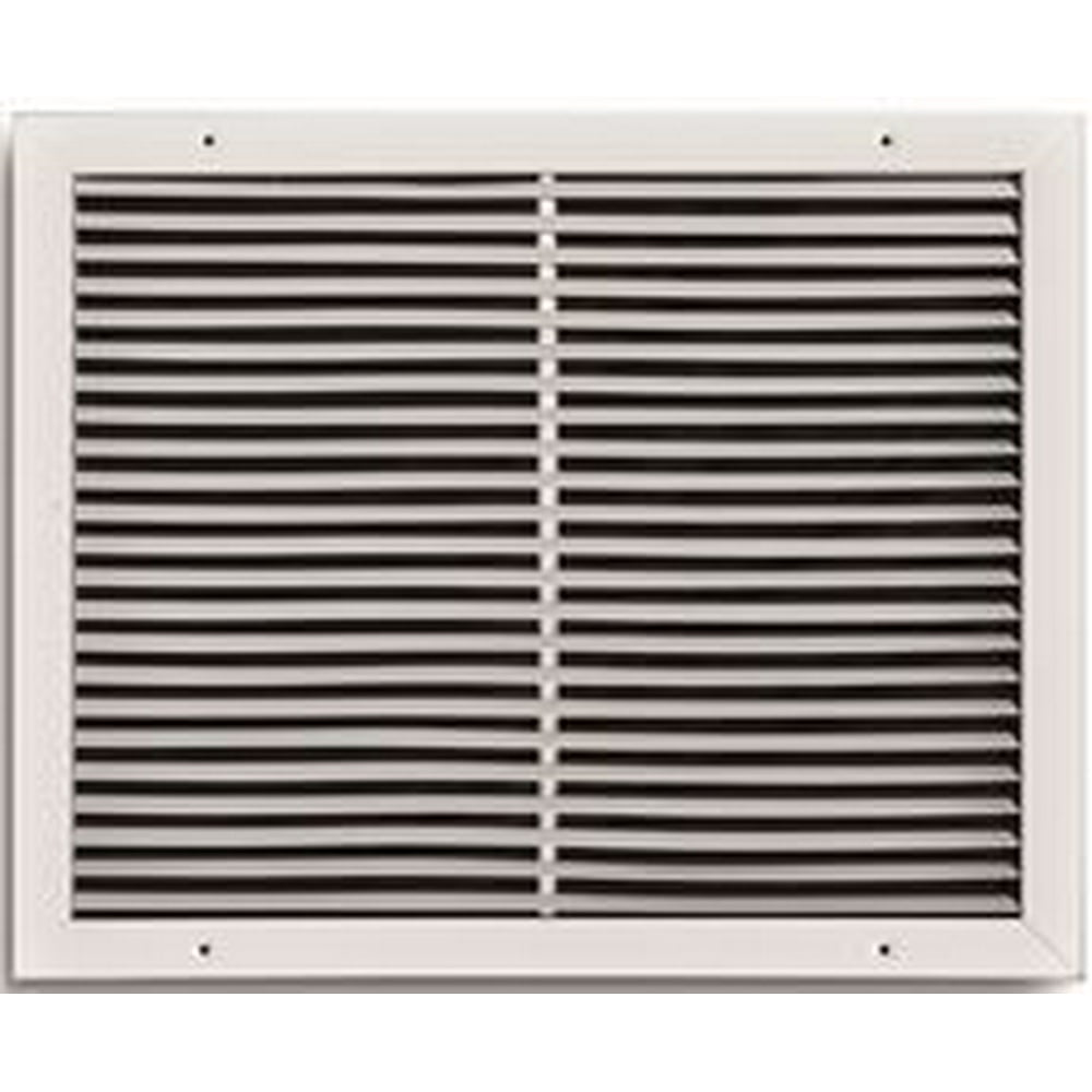 TRUAIRE ALUMINUM FIXED BAR RETURN AIR GRILLE, 14 IN. X 14 IN., WHITE
