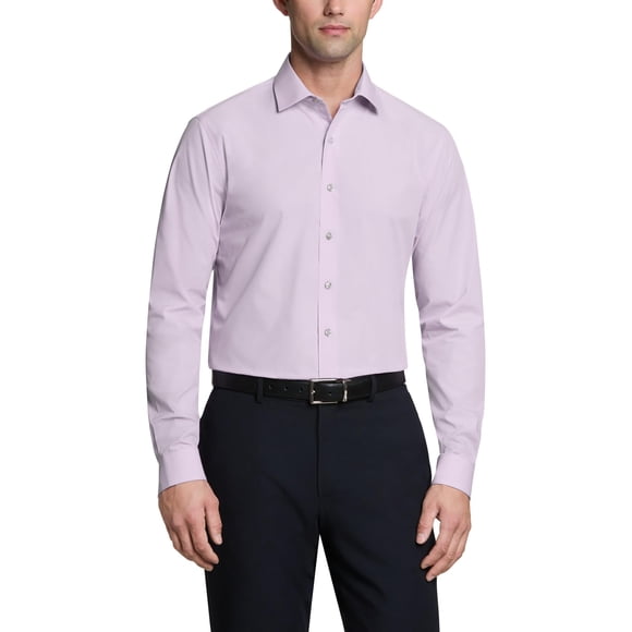 Camisa de vestir Kenneth Cole Unlisted Slim Fit Lila para hombre