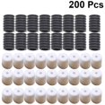 thumbnail image 2 of 200pcs Mask Adjustable Buckle Lanyard Elastic Buckle for Sewing Mask DIY Earmuff Rop Making (Black and White), 2 of 8