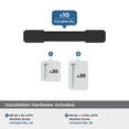 thumbnail image 3 of Amerock Triomphe 3 inch (76mm) Center-to-Center Matte Black Cabinet Pull - 10 Pack, 3 of 5