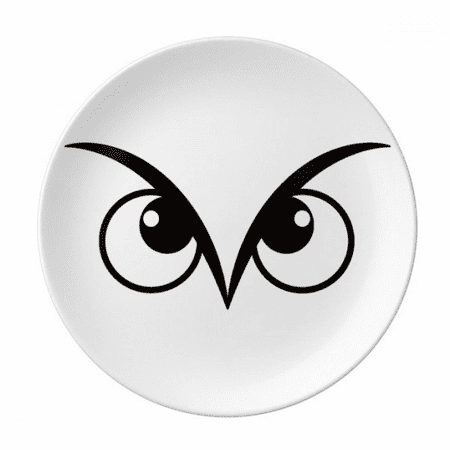 

Vector Pattern Black Eye Decoration Plate Decorative Porcelain Salver Tableware Dinner Dish