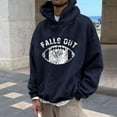 thumbnail image 2 of Gibobby Sudaderas con capucha estética universitaria sudadera con capucha para hombre manga larga playera deportiva color liso(Marina,M), 2 of 4