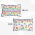 thumbnail image 4 of Bixox Cute Unicorn Printed Pillow Protector,Super Soft Ideal for Home,Guests,Rentals - 16"x24", 4 of 8