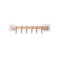 thumbnail image 1 of Moyic Feiqiong 2019 autoadhesivo 6 ganchos de pared Color puro puerta de baño ganchos de plástico estante de moda sin taladro organizador estante de Juegos de accesorios de baño albaricoque Moyic JJ24796-03, 1 of 6