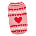 thumbnail image 1 of Suéteres para perros del día de San Valentín, suéteres para perros con forma de corazón, prendas de punto para mascotas, disfraz para perros y gatos Rosa M, 1 of 9