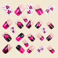 thumbnail image 4 of Press On Nails FDSQHSA, diseño de corazón de San Valentín, 24 unidades, 4 of 7
