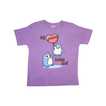 

Inktastic My Grandma Loves Me Gift Toddler Boy or Toddler Girl T-Shirt