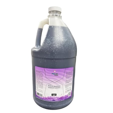 AquaePond Potassium Permanganate Solution for Ponds & Aquarium/Clarifier/KOI Fish and Plants Safe/Same Day Ship / 128 OZ / 1 GAL