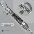 thumbnail image 6 of Five Oceans 316 Stainless Steel Fixed Anchor Bow Roller With Delrin Rollers, 14-5/8-Inch - FO4183, 6 of 9