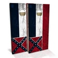 thumbnail image 1 of Skip's Garage Mississippi Flag Solid Wood Cornhole Board Set, 1 of 6