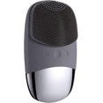 thumbnail image 1 of Men's Facial Cleansing Brush, 3 in 1 Rechargeable Facial Cleansing Brush, IPX7 Waterproof, Clean Exfoliating Gray, 1 of 5