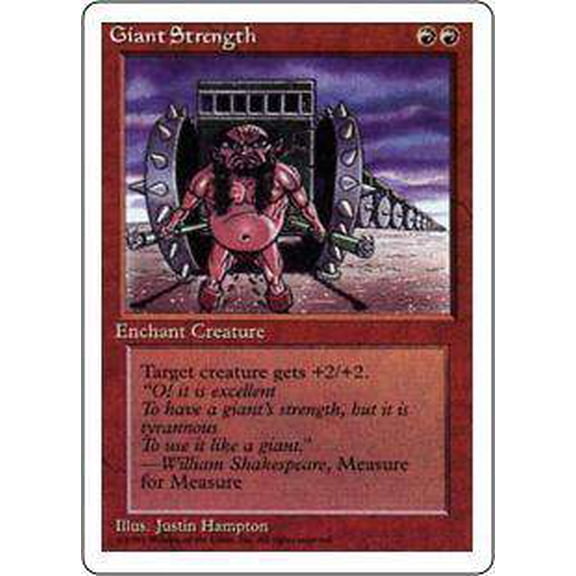 MtG 4th Edition Common Giant Strength