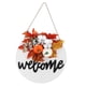 thumbnail image 1 of Letrero Redondo De Madera Para Puerta, Letrero Colgante Para Puerta Delantera, Respetuoso Con El Medio Ambiente, Exquisito Decorativo Para Halloween Y Navidad Ccdes Otros, 1 of 8