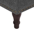 thumbnail image 4 of Dycanpo 50.8" Linen Storage Ottoman Bench Storage Chest for Bedroom,Entryway - Dark Gray, 4 of 11