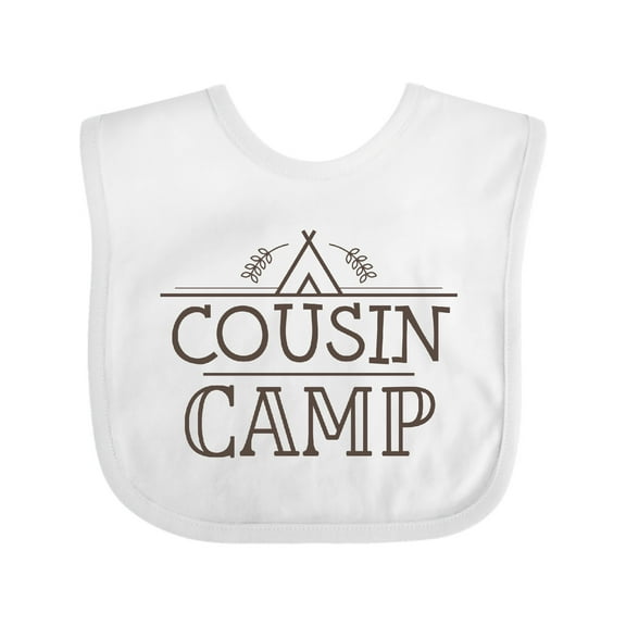 Inktastic Cousin Camp Family Reunion Boys or Girls Baby Bib