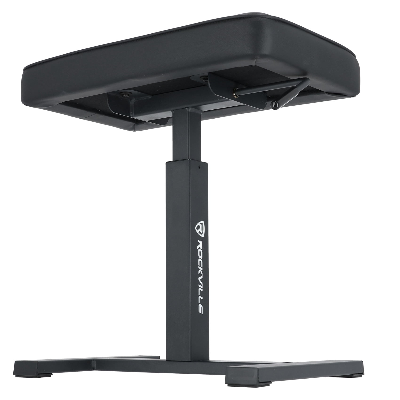 Rockville AIR-BENCH Keyboard/Piano Bench Chair Hydraulic Air Lift+Comfy Padding