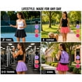 thumbnail image 3 of RBX Girls Athletic Skorts Performance Scooter Skirt for Girls with Shorts Underneath 2 Pack, 3 of 7