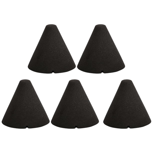 5pz Cono Trigger Piezo Nero Ricambi Batteria Elettronica 1,38 x 1,46