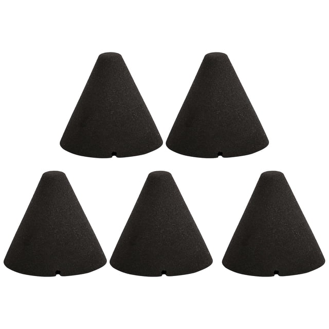 piezas de cono disparador piezoeléctrico para batería electrónica, 1,38 x 1,46 pulgadas, color negro