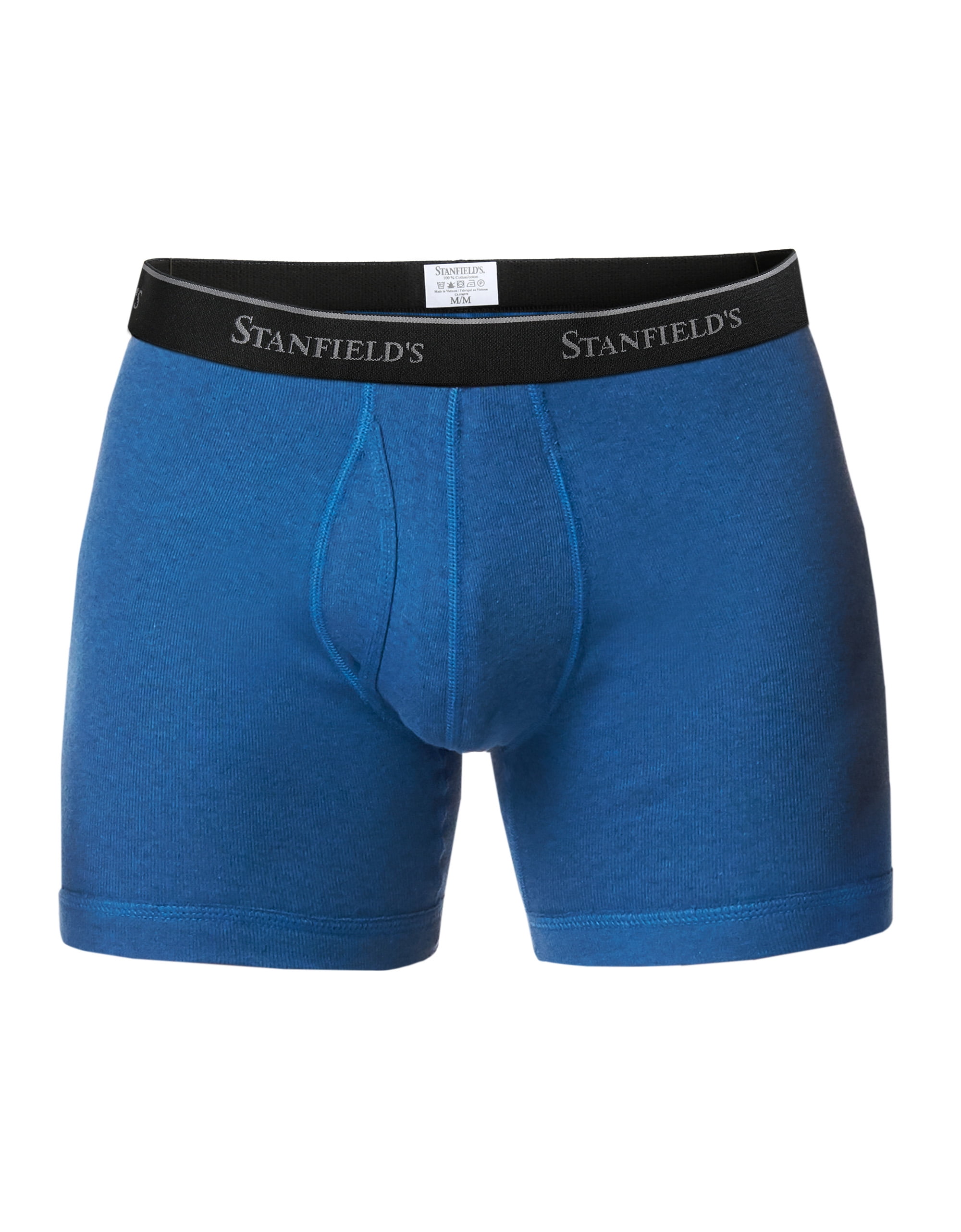 Stanfield's 2-Pack Adult Mens Premium Cotton Low Rise Boxer Briefs, Sizes S-XL