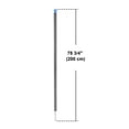 thumbnail image 6 of Yescom Universal Trampoline Replacement Enclosure Poles Accessories with Clamp and Hardware Fits 6 Straight Poles Trampoline, 6 of 9