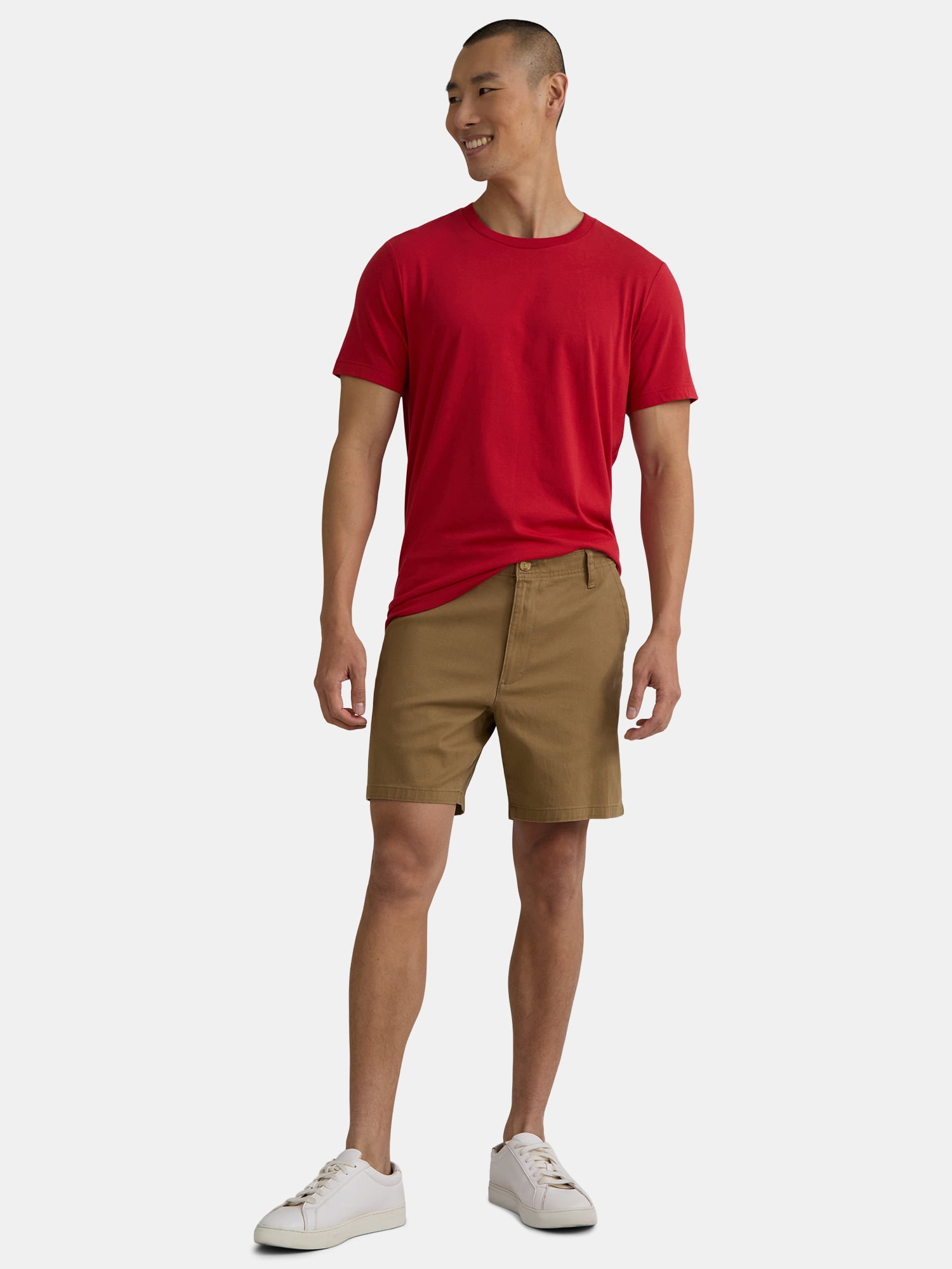 George Men's and Big Men's Classic Fit Crewneck Tee with Short Sleeves, Sizes XS-3XL