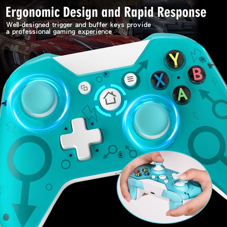 UHM X360 Wireless Controller for Xbox 360 Slim, PC Windows 10/8/7