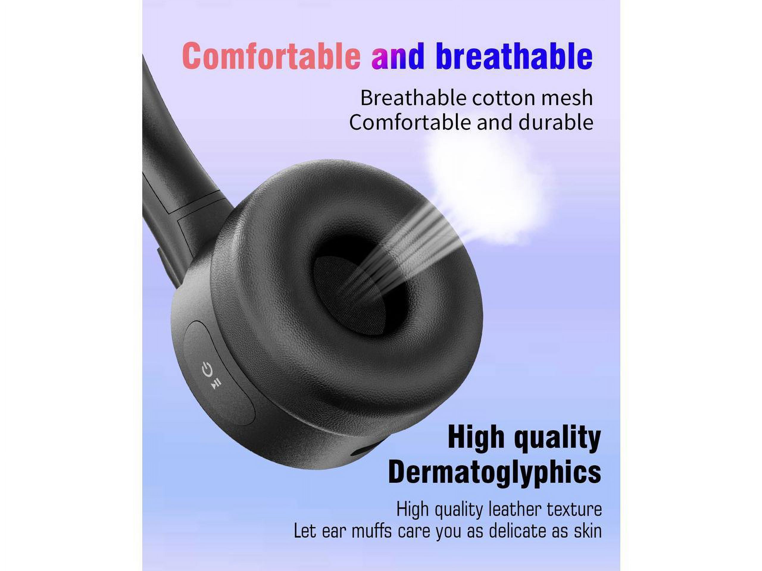 Bluetooth Headset, Wireless Headset with Mic for Work, Computer Headset with Microphone for PC, Bluetooth Lightweight Headset with Noise Cancelling Mic, Charging Base