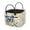 Butterfly Floral Print, variant on Garronmavis Ladybug Daisy Print Quilted Laundry Basket with Handles, Foldable Decorative Fabric Laundry Hamper, Cute Large Storage Bin for Nursery, Bedroom, Bathroom, Kids Room