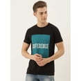 thumbnail image 1 of Difference of Opinion Men's Knitted Regular Fit Casual T-Shirt With Round Neck (Black, XL), 1 of 5