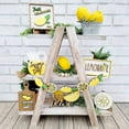 thumbnail image 4 of Home Party Decor Household Products Craft Gift Ornaments Tray Creative 5.5*4.9*1.4 in Wooden Yellow Decorations, 4 of 15