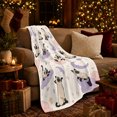 thumbnail image 3 of Siamese Cat Celestial Dreams, Playful Pet Portrait Pattern, Warm Flannel Blanket for Living Room and Reading Nook, Cat Lovers Friendship Gift, Pet Lover Home Decor, 3 of 9